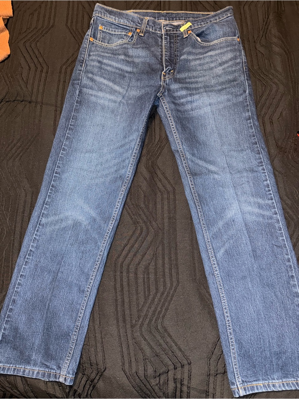 Levi's Men's  straight Jeans in Faded Blue Denim 34 x 30